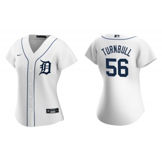 Women's Detroit Tigers Spencer Turnbull White Replica Home Jersey