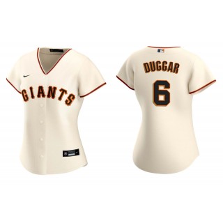 Women's San Francisco Giants Steven Duggar Cream Replica Home Jersey