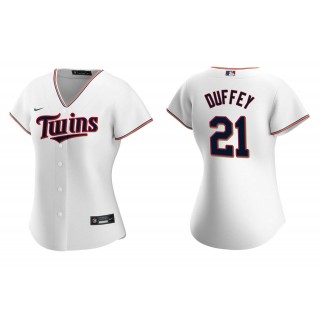 Women's Minnesota Twins Tyler Duffey White Replica Home Jersey