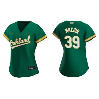 Women's Oakland Athletics Vimael Machin Kelly Green Replica Alternate Jersey