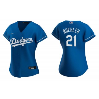 Women's Los Angeles Dodgers Walker Buehler Royal Replica Alternate Jersey