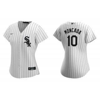 Women's Chicago White Sox Yoan Moncada White Replica Home Jersey
