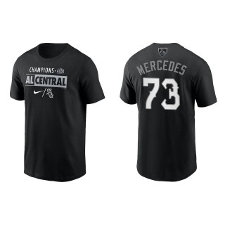 Yermin Mercedes White Sox Black 2021 AL Central Division Champions T-Shirt