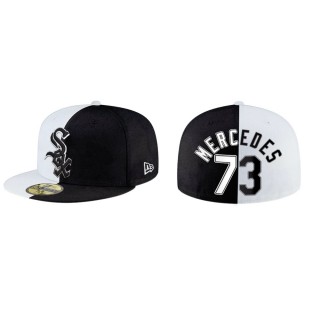 Yermin Mercedes White Sox White Black Split 59FIFTY Hat