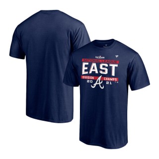 Youth Atlanta Braves Navy 2021 NL East Division Champions Locker Room T-Shirt
