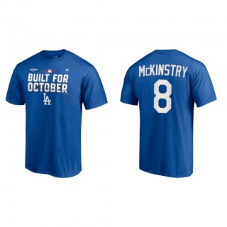 Zach McKinstry Los Angeles Dodgers Royal 2021 Postseason Locker Room T-Shirt