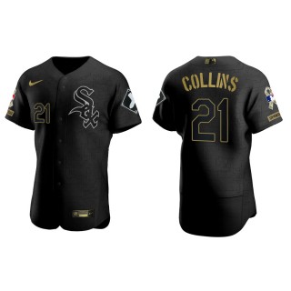 Zack Collins Chicago White Sox Salute to Service Black Jersey