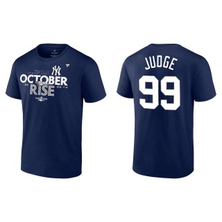 Aaron Judge New York Yankees Navy 2022 Postseason Locker Room T-Shirt
