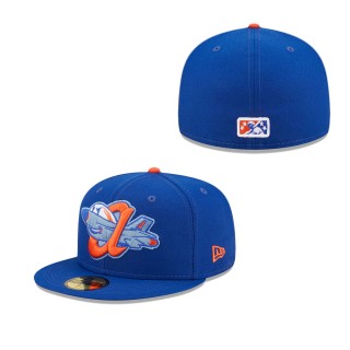 Men's Aberdeen IronBirds Blue Authentic Collection 59FIFTY Fitted Hat