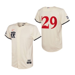 Adrian Beltre Youth Rangers Cream City Connect Replica Jersey
