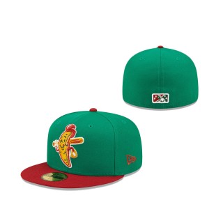 Akron RubberDucks Green JoJos Theme Night 59FIFTY Fitted Hat