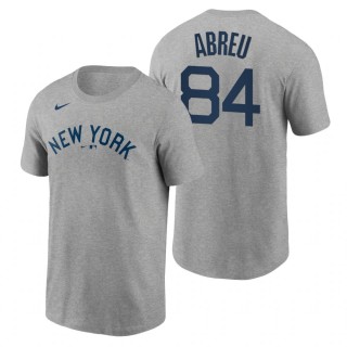 Albert Abreu Yankees 2021 Field of Dreams Gray Tee