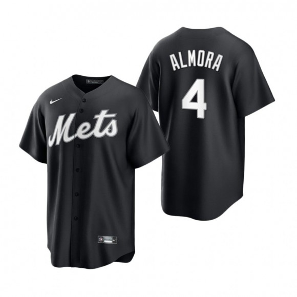 Albert Almora Jr Mets Nike Black White Replica Jersey
