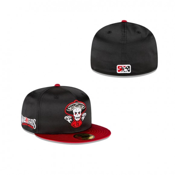 Albuquerque Isotopes Black Satin 59FIFTY Fitted Cap