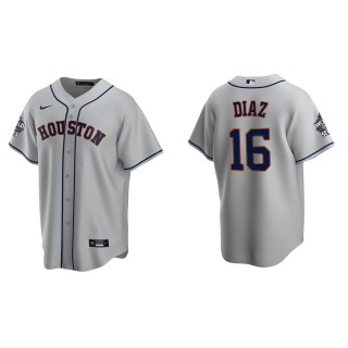 Aledmys Diaz Houston Astros Gray 2022 World Series Road Replica Jersey