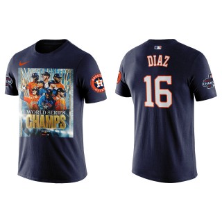 Aledmys Diaz Houston Astros Navy 2022 World Series Champions Graphic T-Shirt