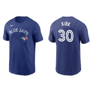 Alejandro Kirk Men's Toronto Blue Jays Vladimir Guerrero Jr. Royal Name & Number T-Shirt