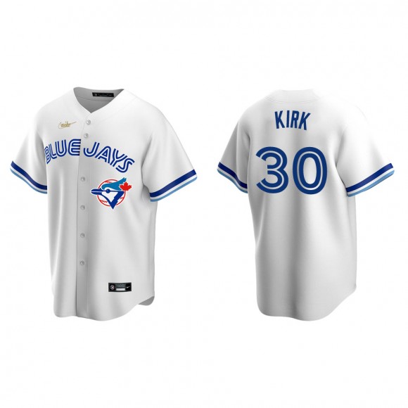 Alejandro Kirk Men's Toronto Blue Jays White Home Cooperstown Collection Player Jersey