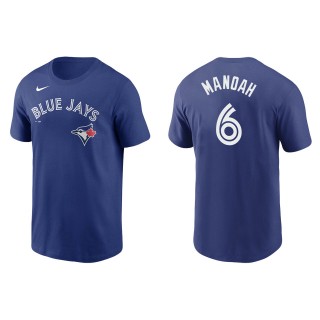 Alek Manoah Men's Toronto Blue Jays Vladimir Guerrero Jr. Royal Name & Number T-Shirt