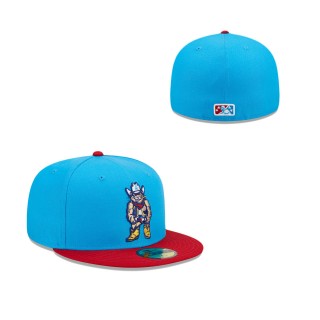 Amarillo Sod Poodles Blue Red Marvel x Minor League 59FIFTY Fitted Hat