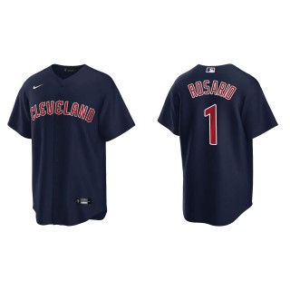 Amed Rosario Cleveland Guardians Navy Alternate Replica Jersey