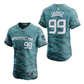American League Aaron Judge Teal 2023 MLB All-Star Game Vapor Premier Elite Jersey