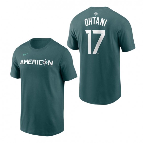 American League Shohei Ohtani Teal 2023 MLB All-Star Game T-Shirt