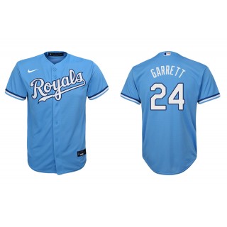 Youth Kansas City Royals Amir Garrett Light Blue Replica Jersey