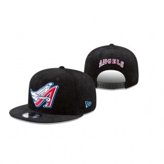 Los Angeles Angels Black Corduroy 9Fifty Snapback Hat