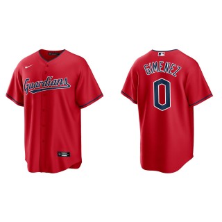 Andres Gimenez Cleveland Guardians Red Alternate Replica Jersey