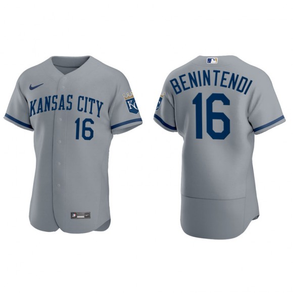 Andrew Benintendi Kansas City Royals Gray 2022 Authentic Jersey