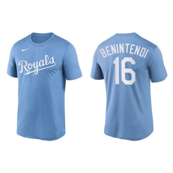 Andrew Benintendi Kansas City Royals Powder Blue Wordmark Legend T-Shirt