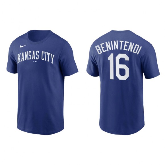 Andrew Benintendi Kansas City Royals Royal Team Wordmark T-Shirt