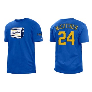 Andrew McCutchen Brewers Royal 2022 City Connect T-Shirt