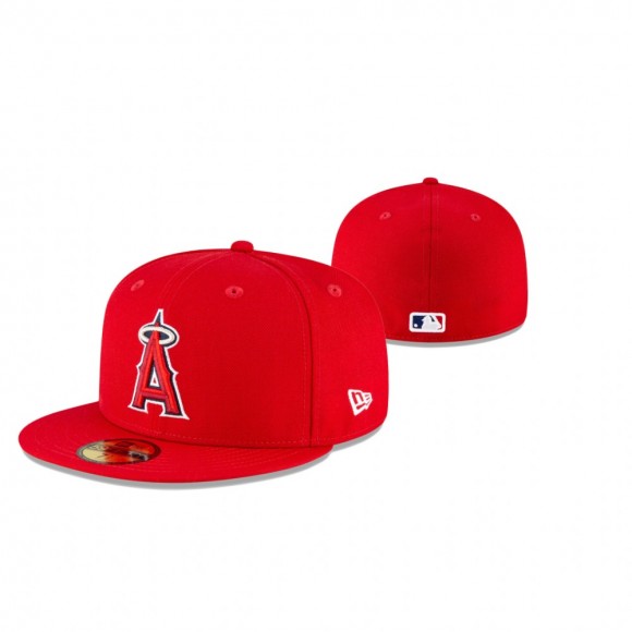 Angels 2002 World Series Red 59Fifty Fitted Cap
