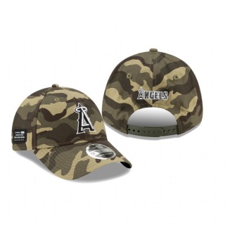 Los Angeles Angels Camo 2021 Armed Forces Day 9FORTY Adjustable Hat