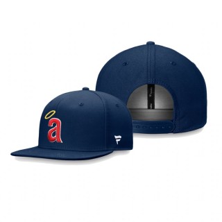 Los Angeles Angels Navy Cooperstown Collection Core Snapback Hat
