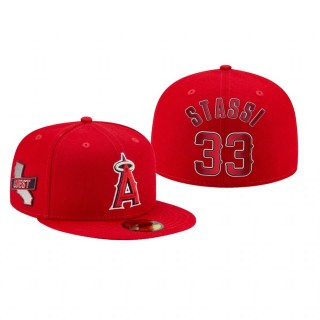 Angels Max Stassi Red 2021 Little League Classic Hat
