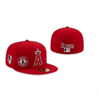 Angels Red Multi Hat