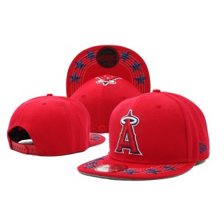 Male Los Angeles Angels of Anaheim New Era Red Adjustable Performance Hat