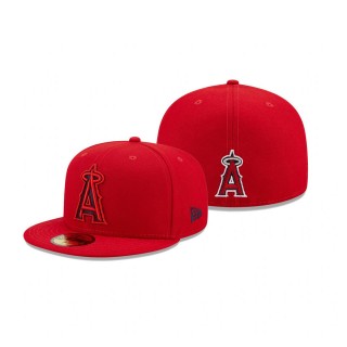 Angels Scored 59FIFTY Fitted Red Hat