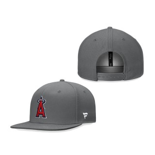 Los Angeles Angels Snapback Hat Graphite