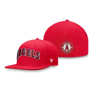 Los Angeles Angels Red Team Core Fitted Hat