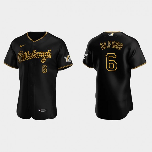 Anthony Alford Pittsburgh Pirates Authentic Alternate Jersey - Black