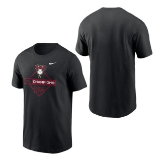 Arizona Diamondbacks Black 2023 National League Champions Diamond Icon T-Shirt