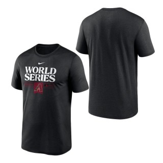 Arizona Diamondbacks Black 2023 World Series Authentic Collection Dugout T-Shirt