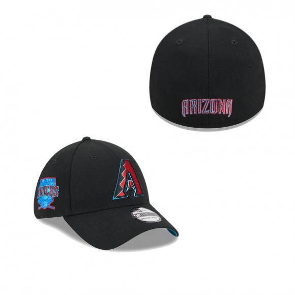Arizona Diamondbacks Black 2023 MLB Father's Day 39THIRTY Flex Hat