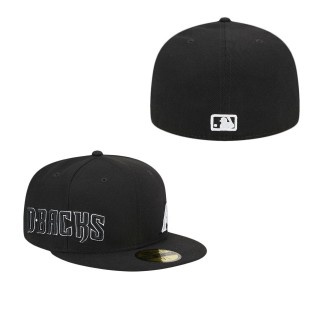 Arizona Diamondbacks Black Jersey 59FIFTY Fitted Hat