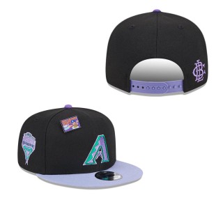 Arizona Diamondbacks Black Purple Grape Big League Chew Flavor Pack 9FIFTY Snapback Hat