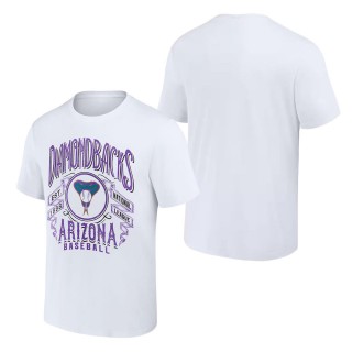 Arizona Diamondbacks Darius Rucker White Distressed Rock T-Shirt